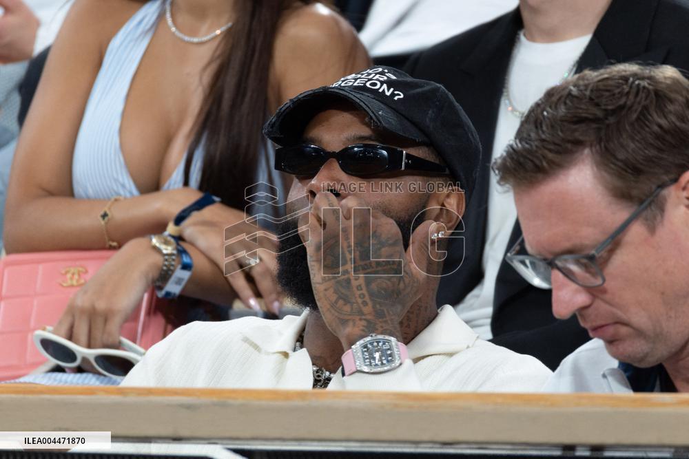 2025 French Open - Celebrities In Stand Day 4 NB