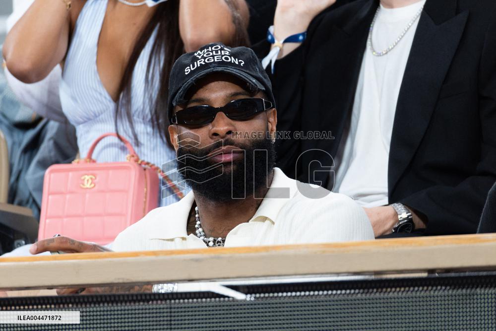 2025 French Open - Celebrities In Stand Day 4 NB