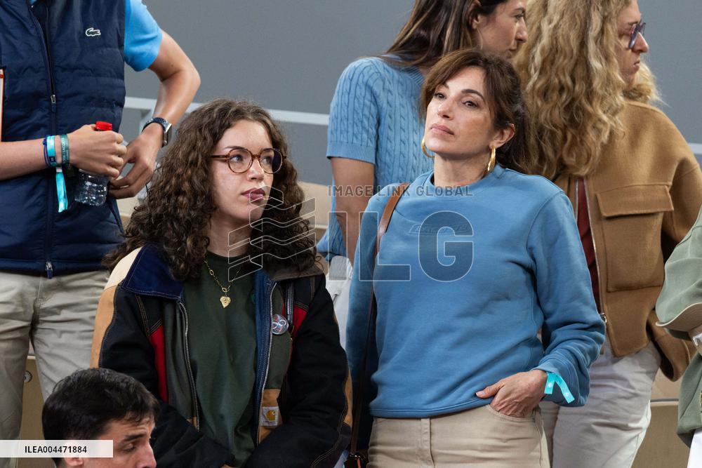 2025 French Open - Celebrities In Stand Day 4 NB