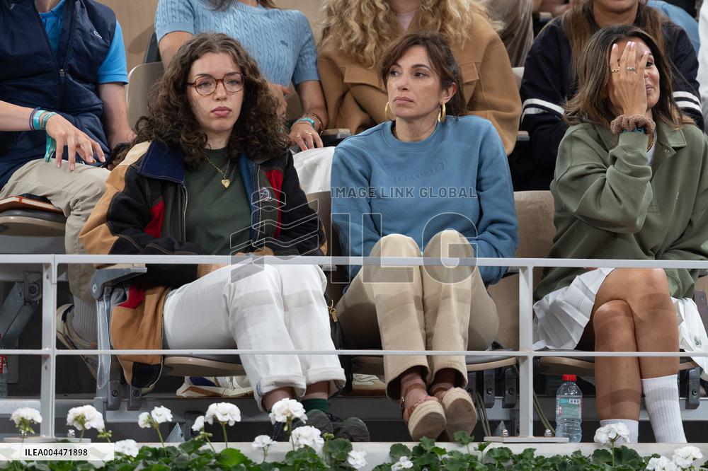 2025 French Open - Celebrities In Stand Day 4 NB