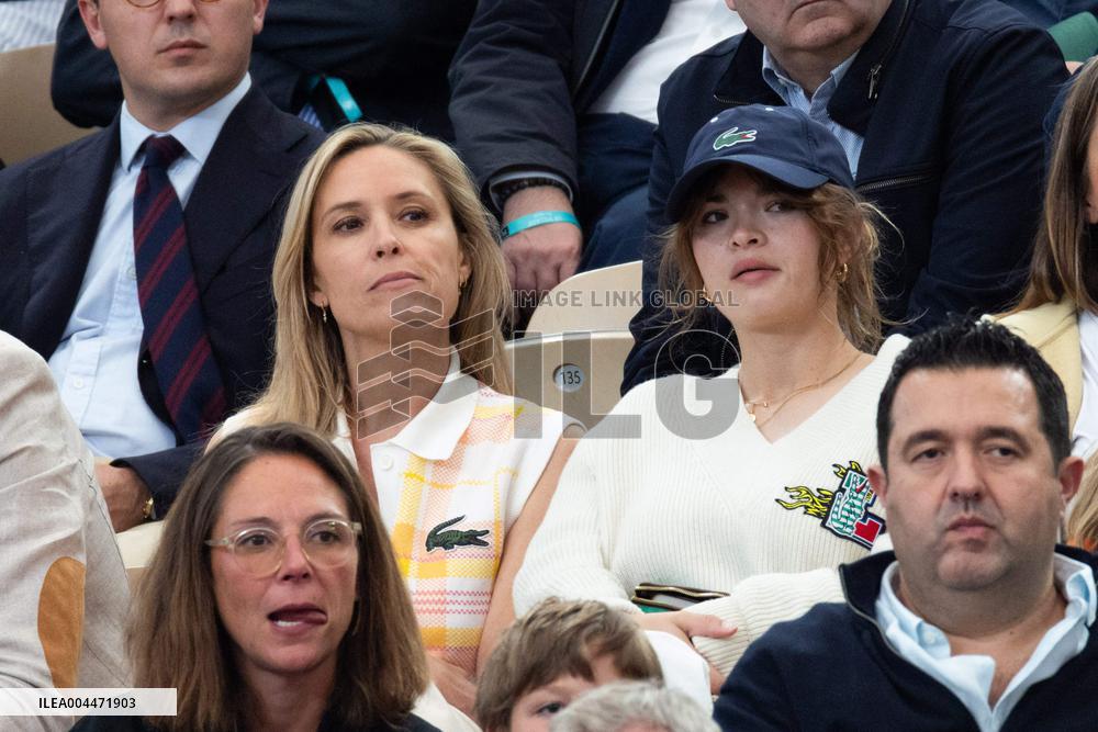 2025 French Open - Celebrities In Stand Day 4 NB