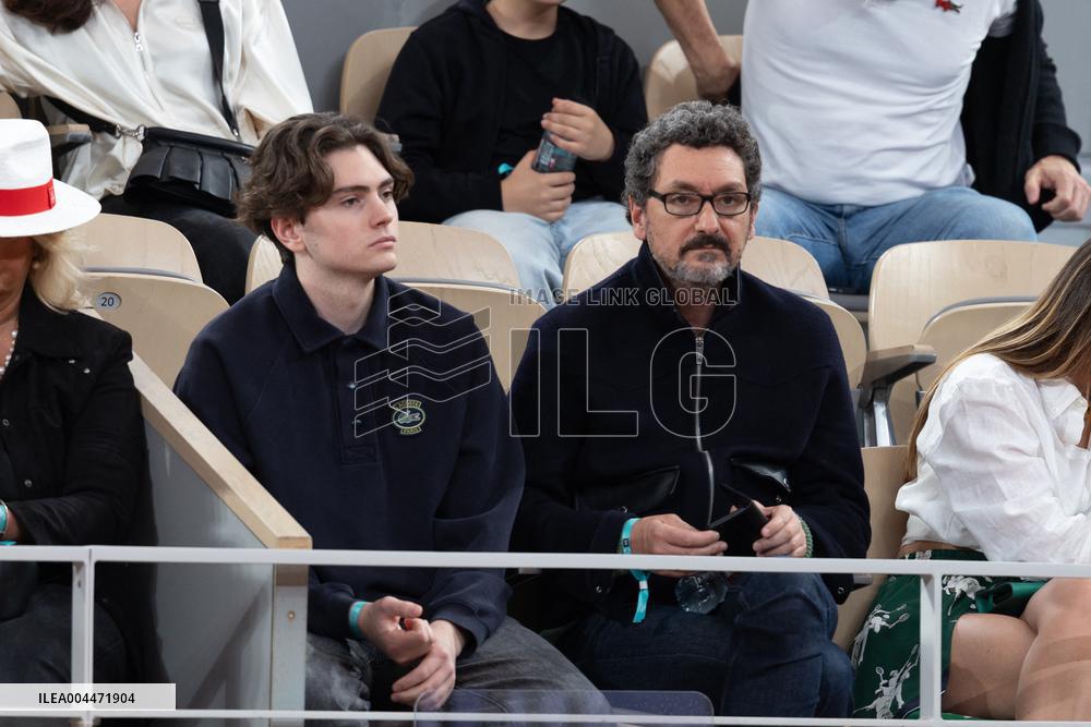 2025 French Open - Celebrities In Stand Day 4 NB