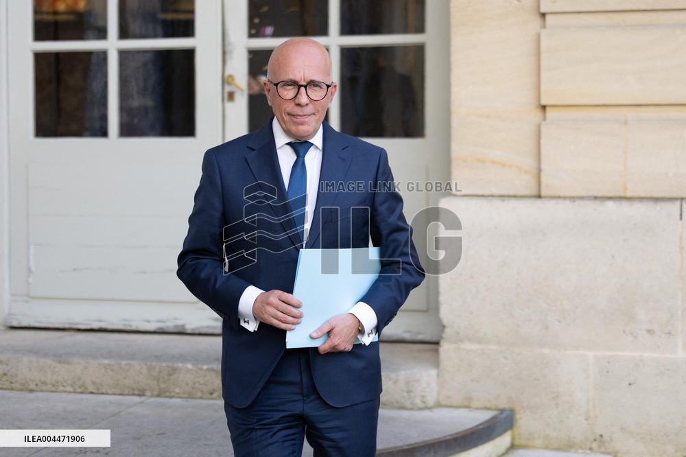 MP Eric Ciotti meets with Prime Minister - Paris RL