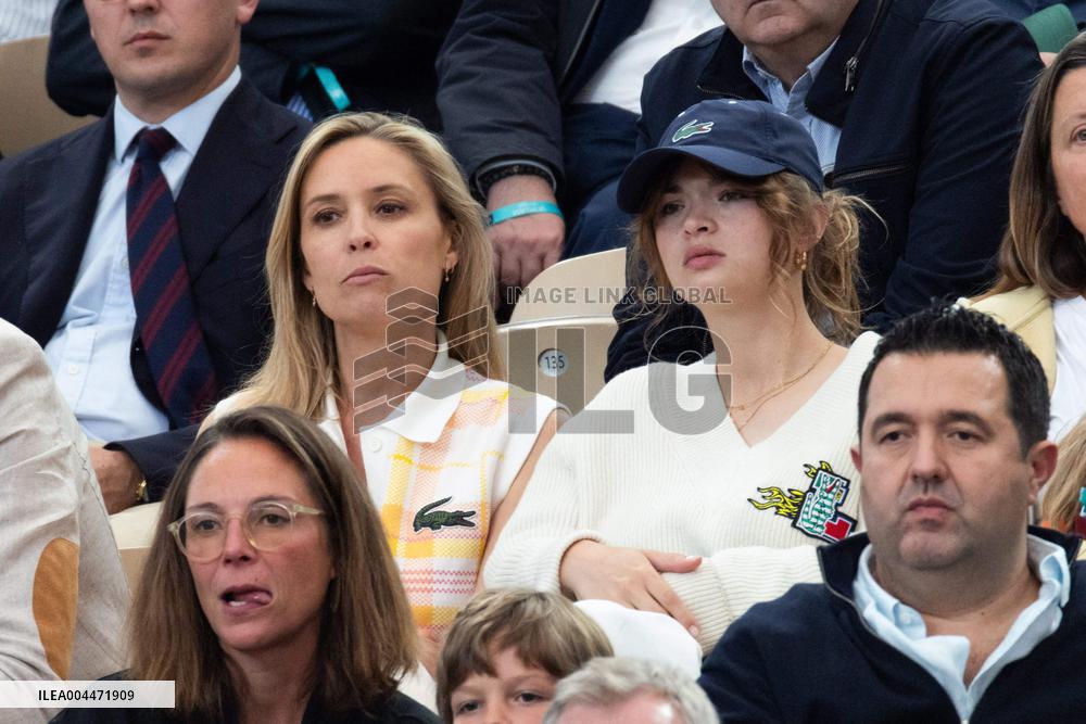 2025 French Open - Celebrities In Stand Day 4 NB