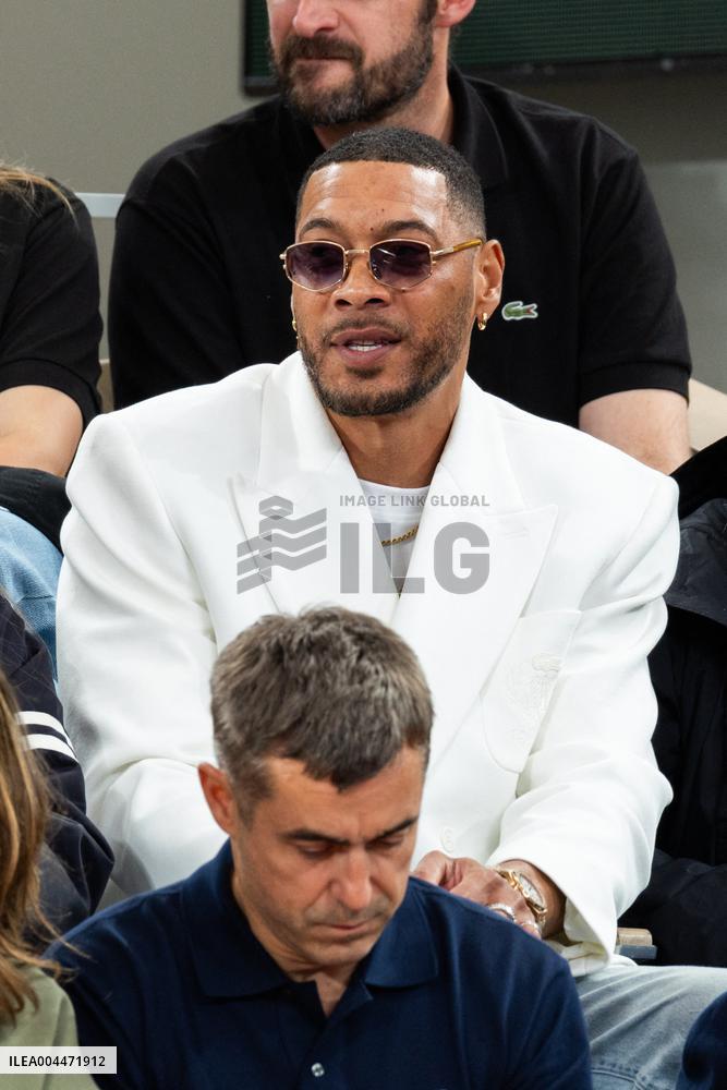 2025 French Open - Celebrities In Stand Day 4 NB