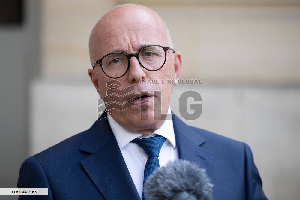 MP Eric Ciotti meets with Prime Minister - Paris RL