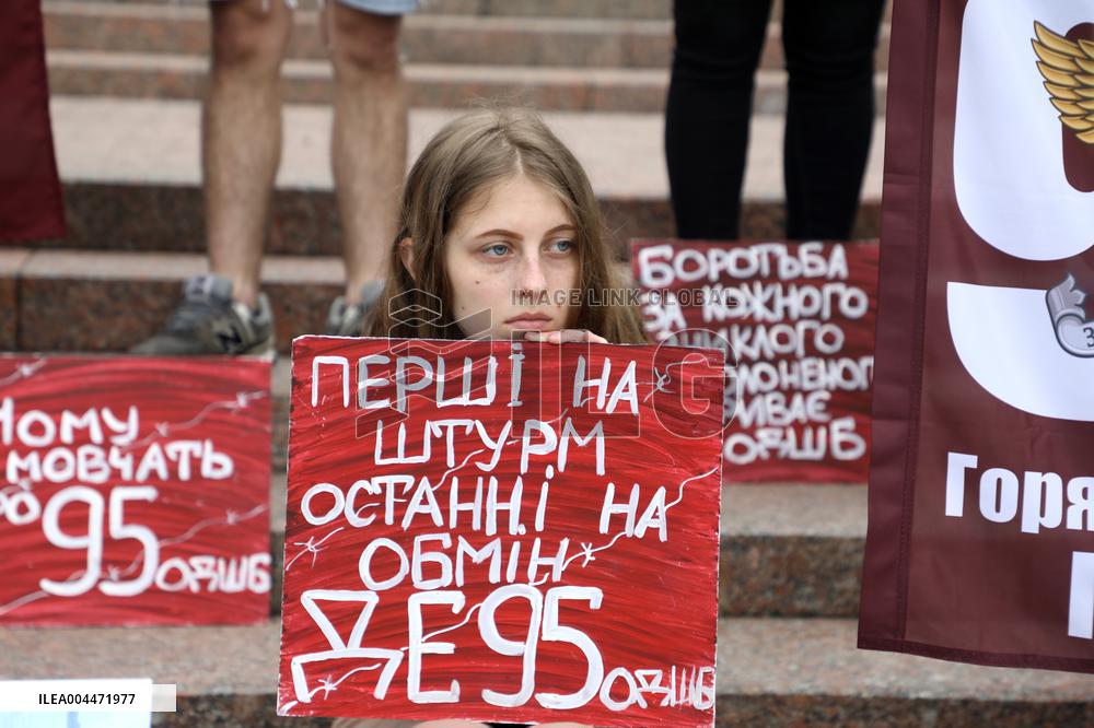 Dont Stay Silent! Captivity Kills rally in Kyiv