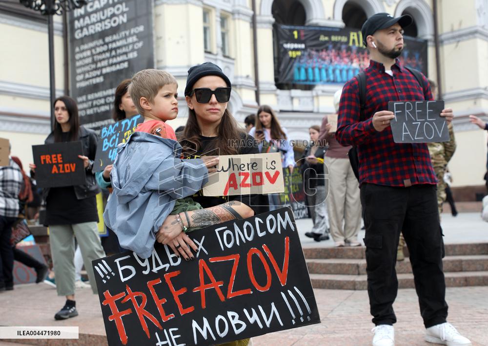 Dont Stay Silent! Captivity Kills rally in Kyiv