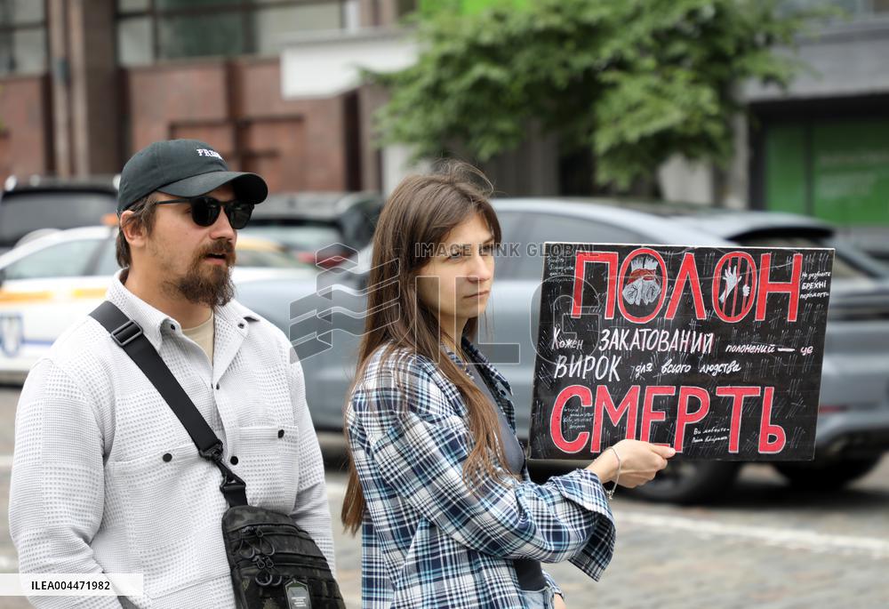 Dont Stay Silent! Captivity Kills rally in Kyiv