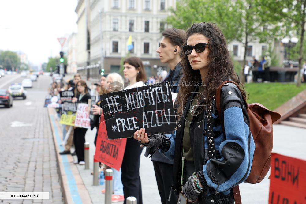 Dont Stay Silent! Captivity Kills rally in Kyiv