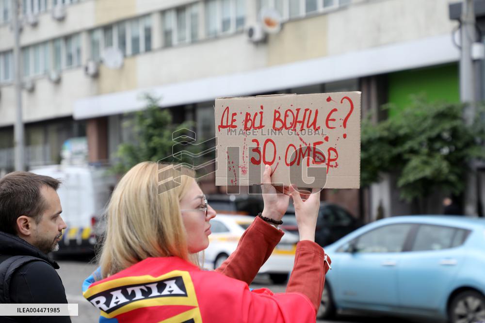 Dont Stay Silent! Captivity Kills rally in Kyiv