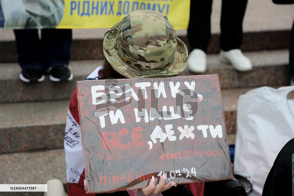 Dont Stay Silent! Captivity Kills rally in Kyiv