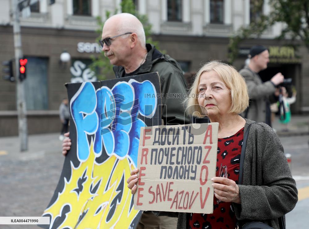 Dont Stay Silent! Captivity Kills rally in Kyiv