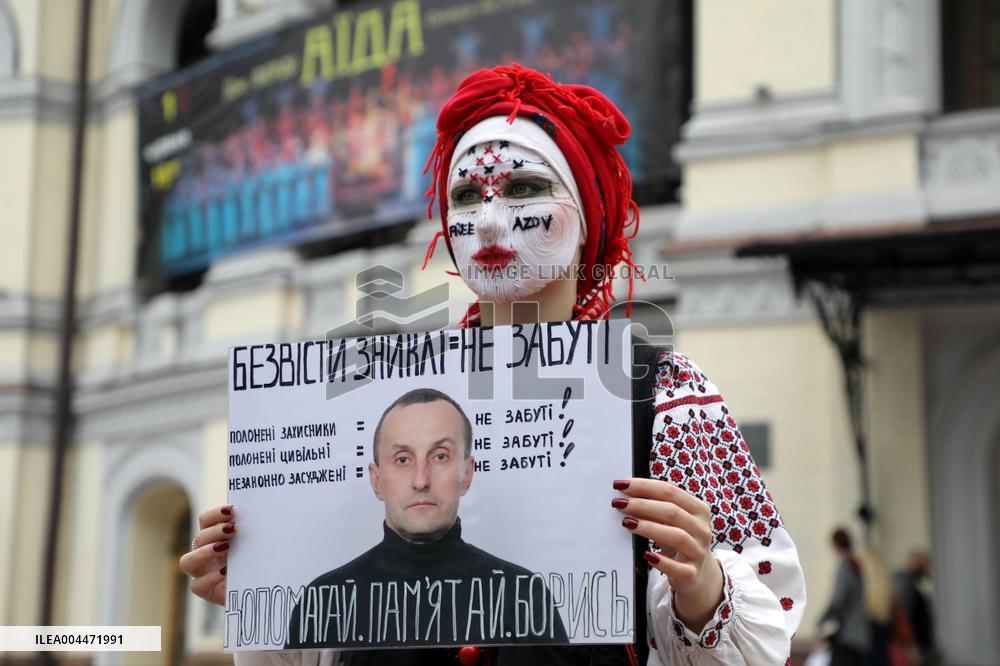 Dont Stay Silent! Captivity Kills rally in Kyiv