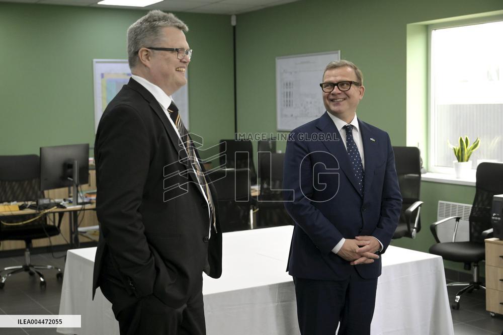 Finland's PM Petteri Orpo in Ukraine