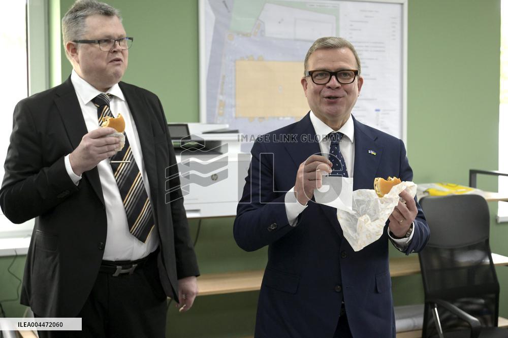 Finland's PM Petteri Orpo in Ukraine