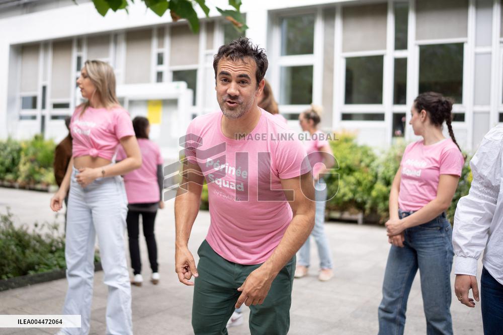 Denitsa Ikonomova dances with the Intimina brand - Paris AJ