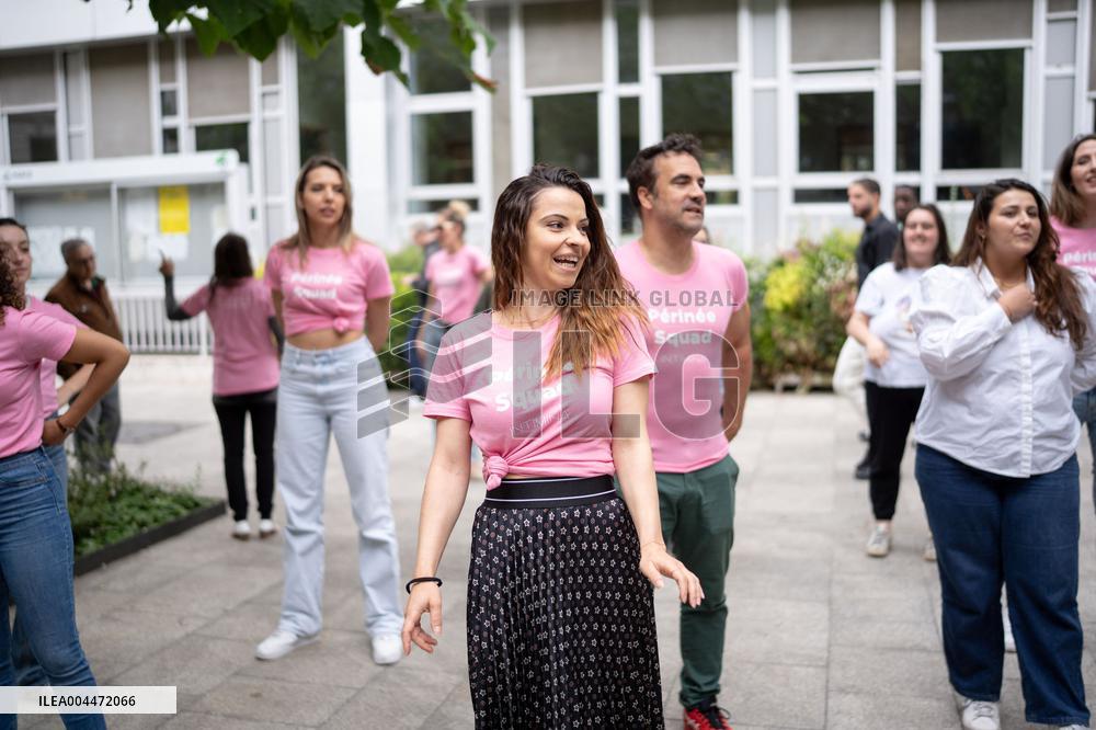 Denitsa Ikonomova dances with the Intimina brand - Paris AJ