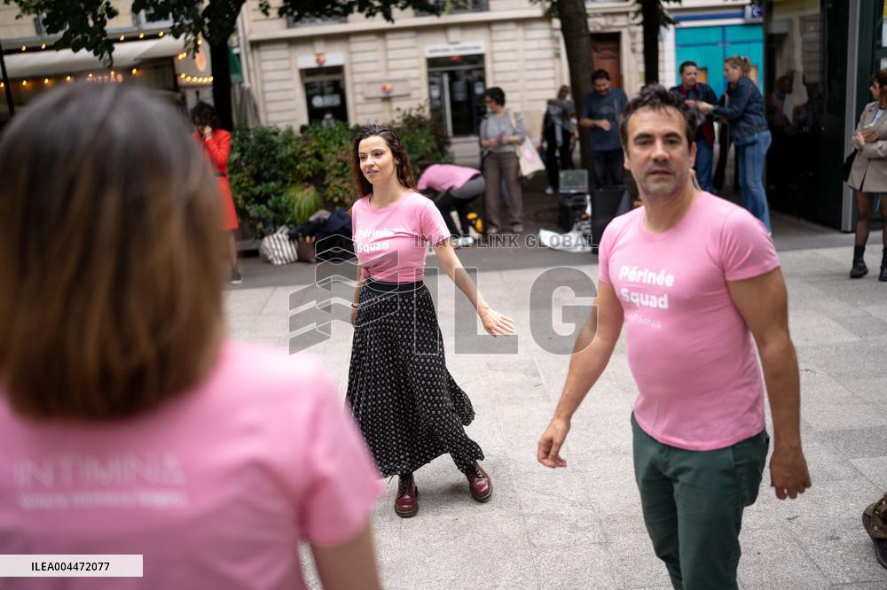 Denitsa Ikonomova dances with the Intimina brand - Paris AJ