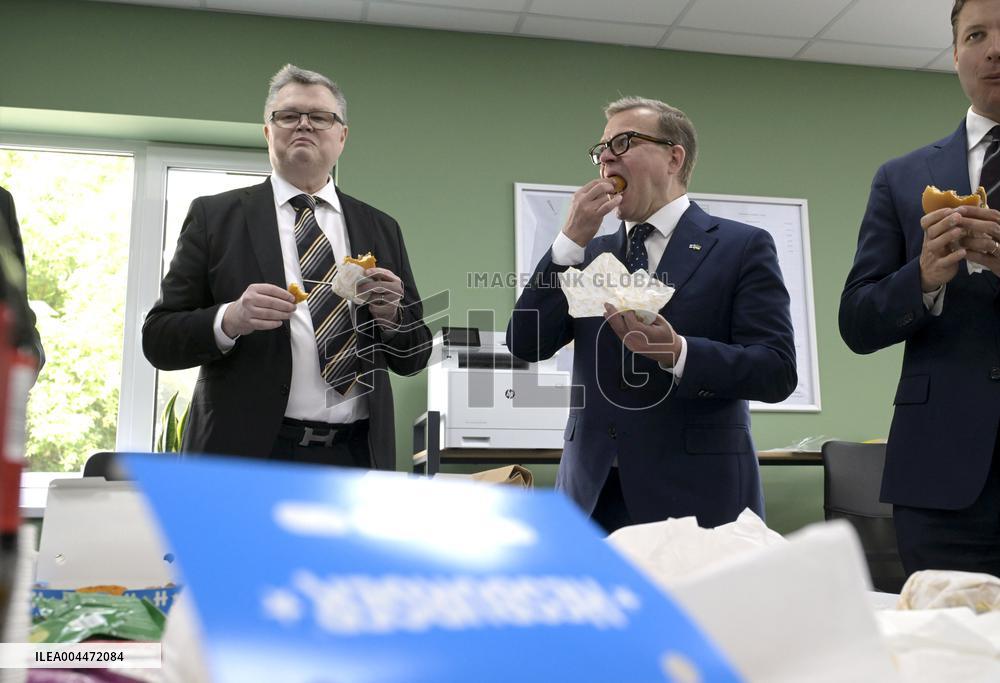 Finland's PM Petteri Orpo in Ukraine