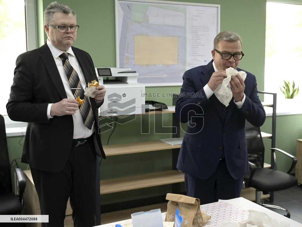 Finland's PM Petteri Orpo in Ukraine