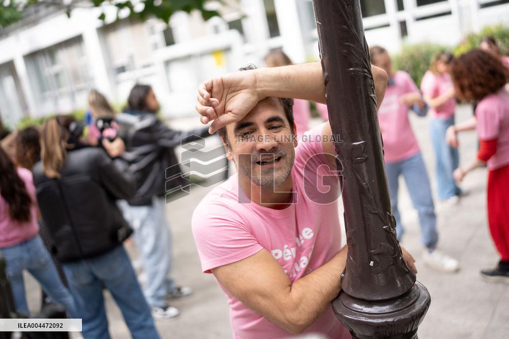 Denitsa Ikonomova dances with the Intimina brand - Paris AJ