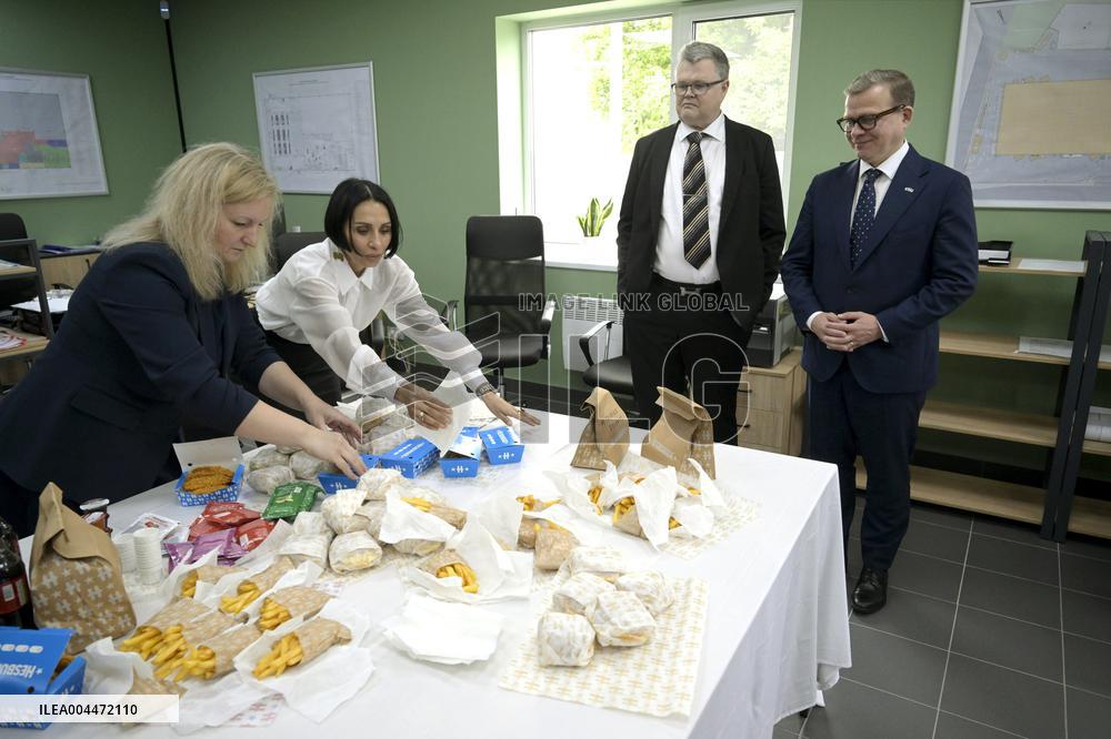 Finland's PM Petteri Orpo in Ukraine