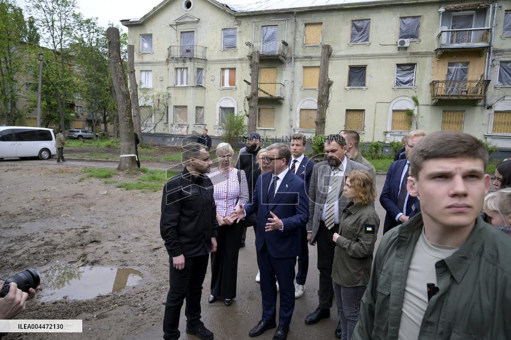 Prime Minister Petteri Orpo of Finland visits Ukraine