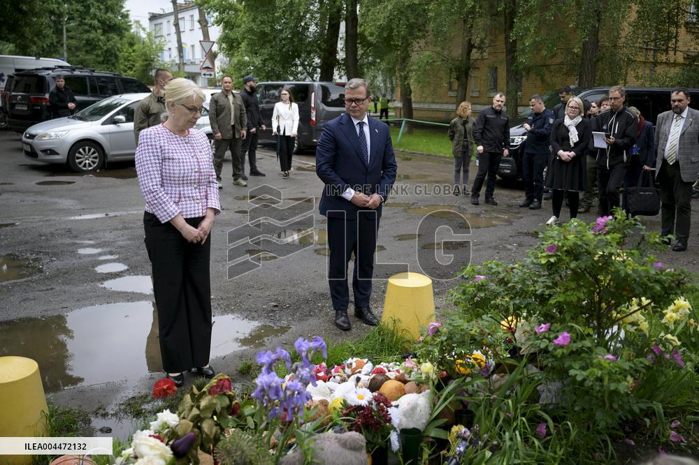 Prime Minister Petteri Orpo of Finland visits Ukraine