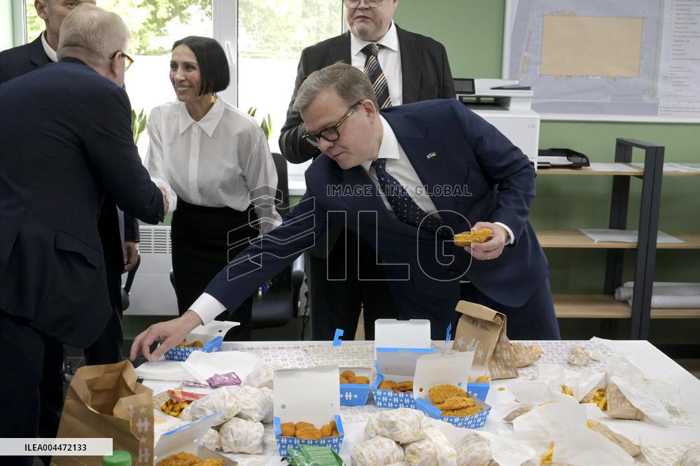 Finland's PM Petteri Orpo in Ukraine