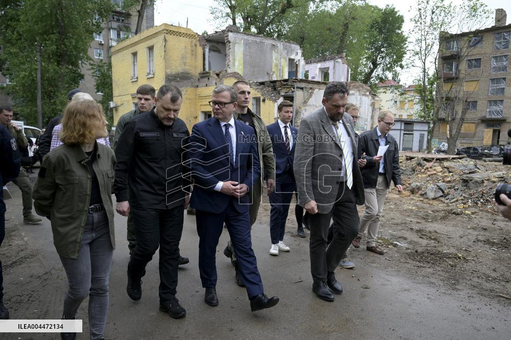 Prime Minister Petteri Orpo of Finland visits Ukraine