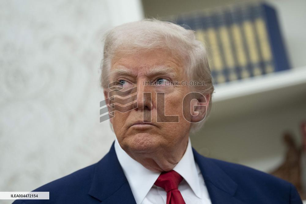 Trump Participates in a Swearing-In Ceremony for Jeanine Pirro