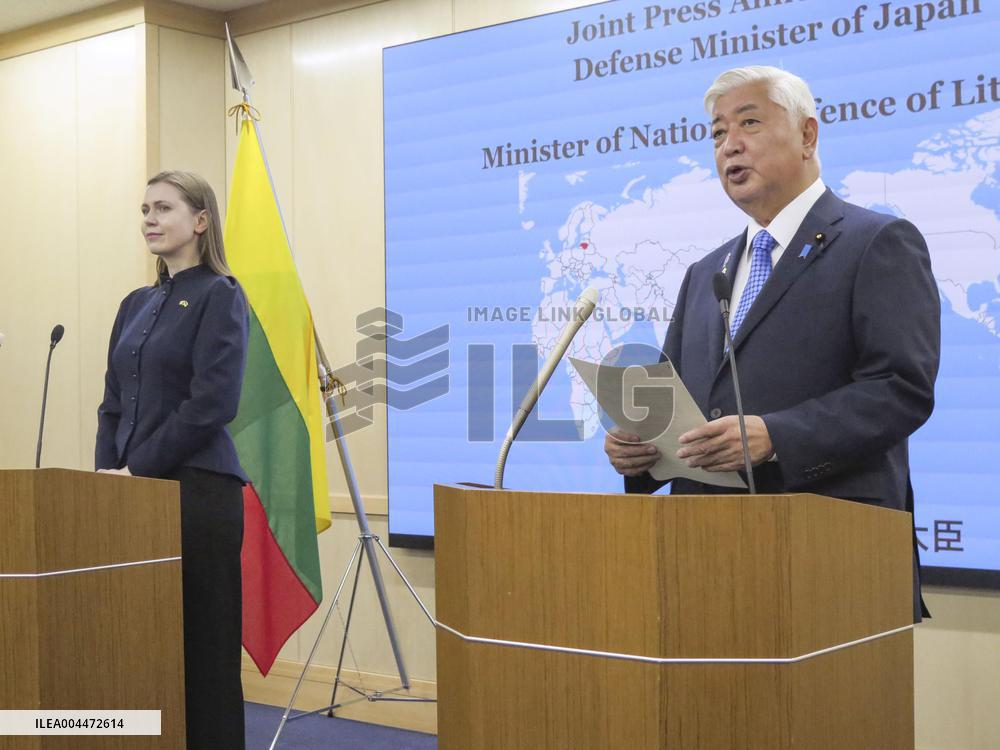 Japan-Lithuania defense talks