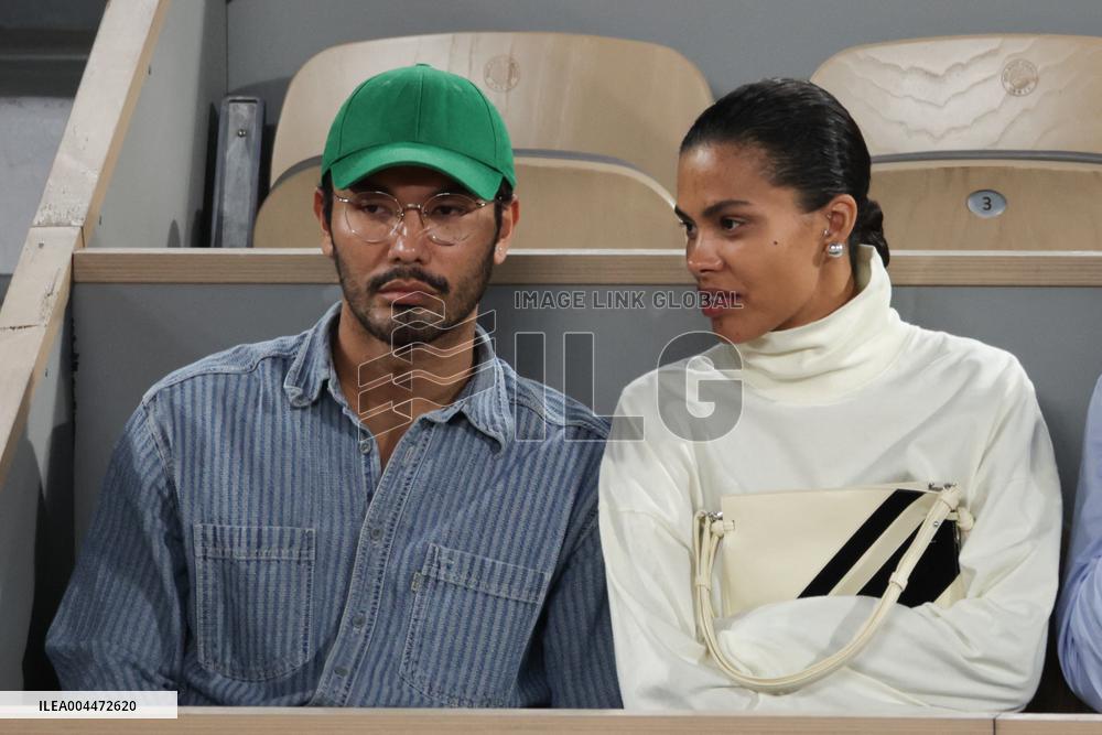 2025 French Open - Celebrities In Stand Day 4 NB