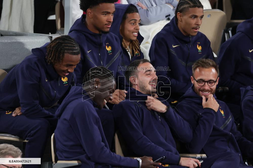 2025 French Open - Celebrities In Stand Day 4 NB