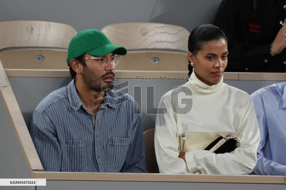 2025 French Open - Celebrities In Stand Day 4 NB