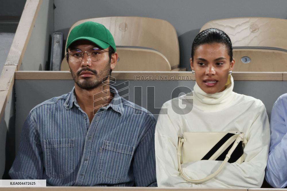 2025 French Open - Celebrities In Stand Day 4 NB