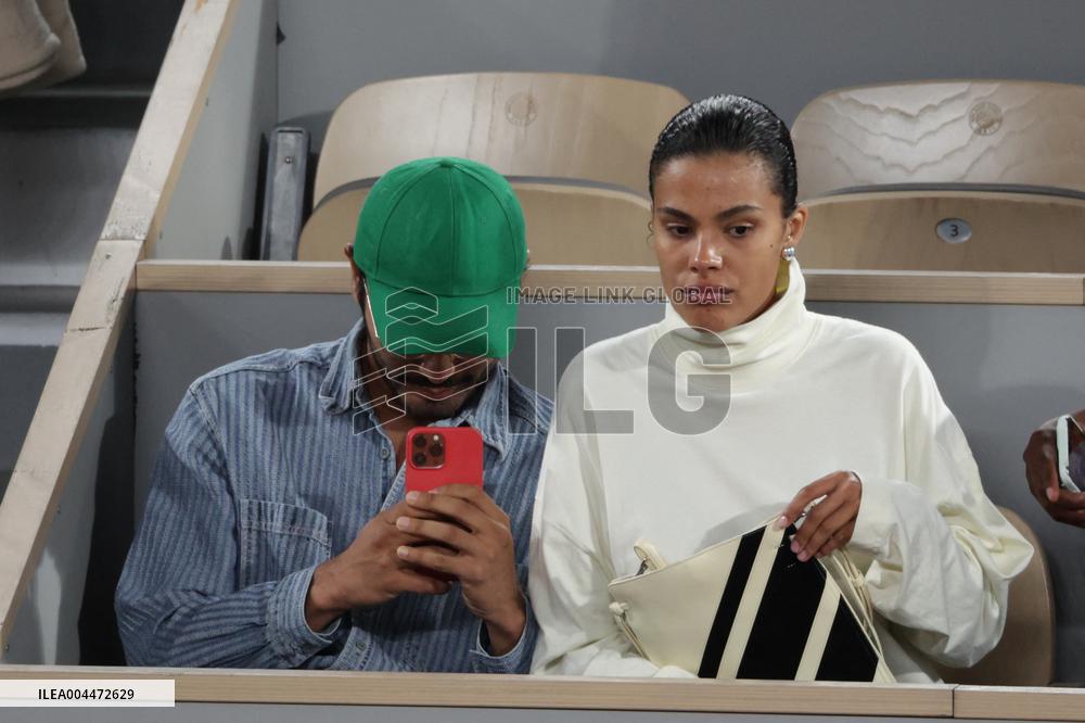 2025 French Open - Celebrities In Stand Day 4 NB