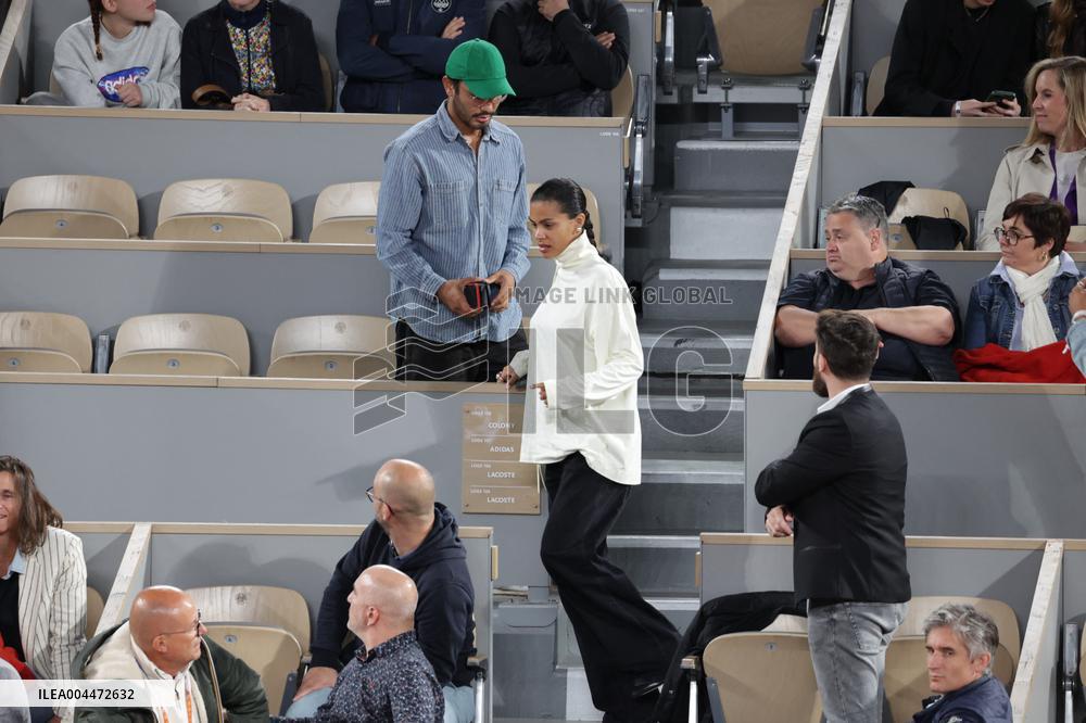 2025 French Open - Celebrities In Stand Day 4 NB