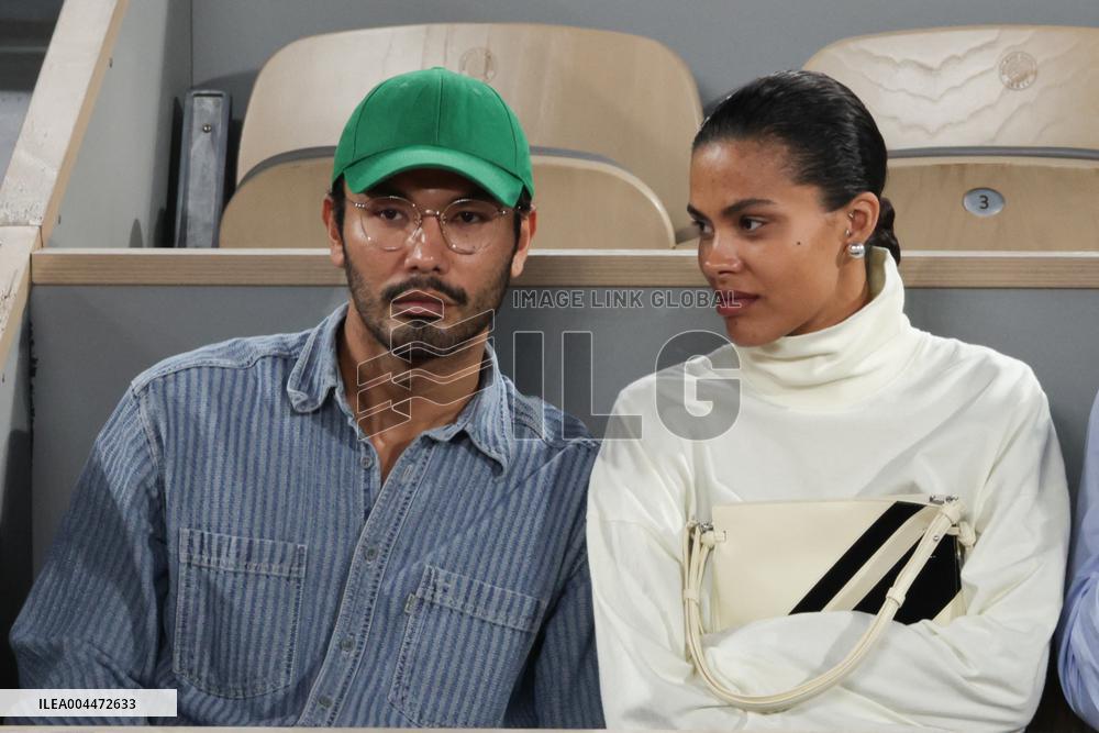 2025 French Open - Celebrities In Stand Day 4 NB