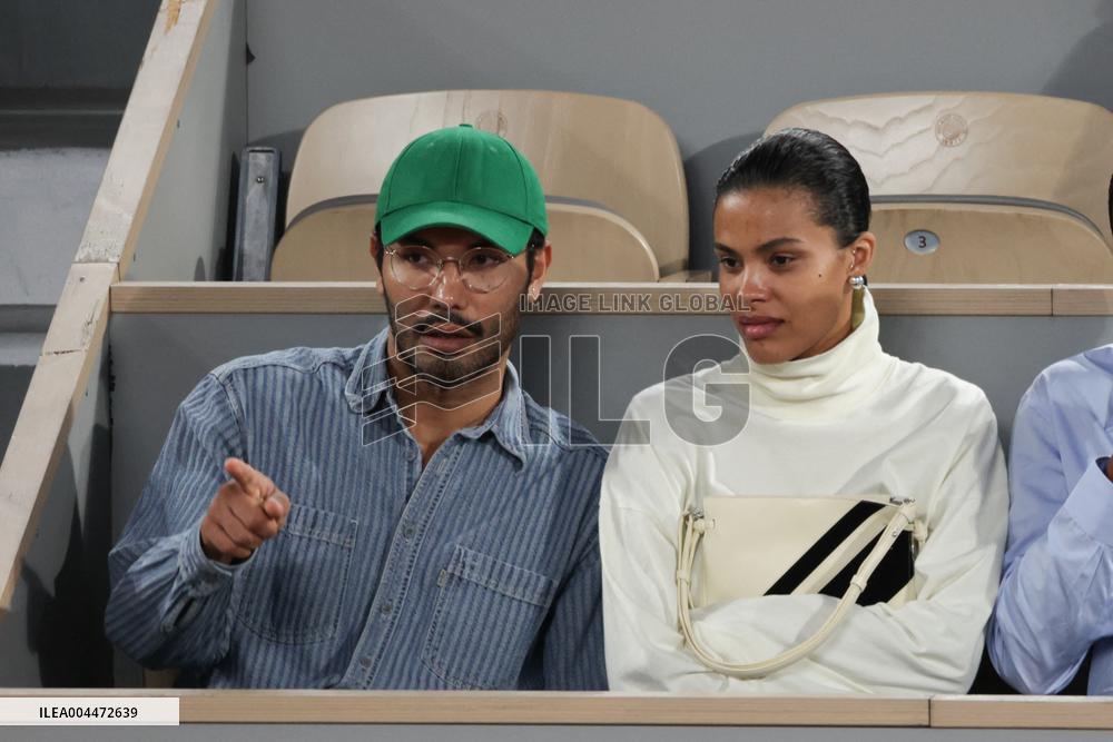 2025 French Open - Celebrities In Stand Day 4 NB