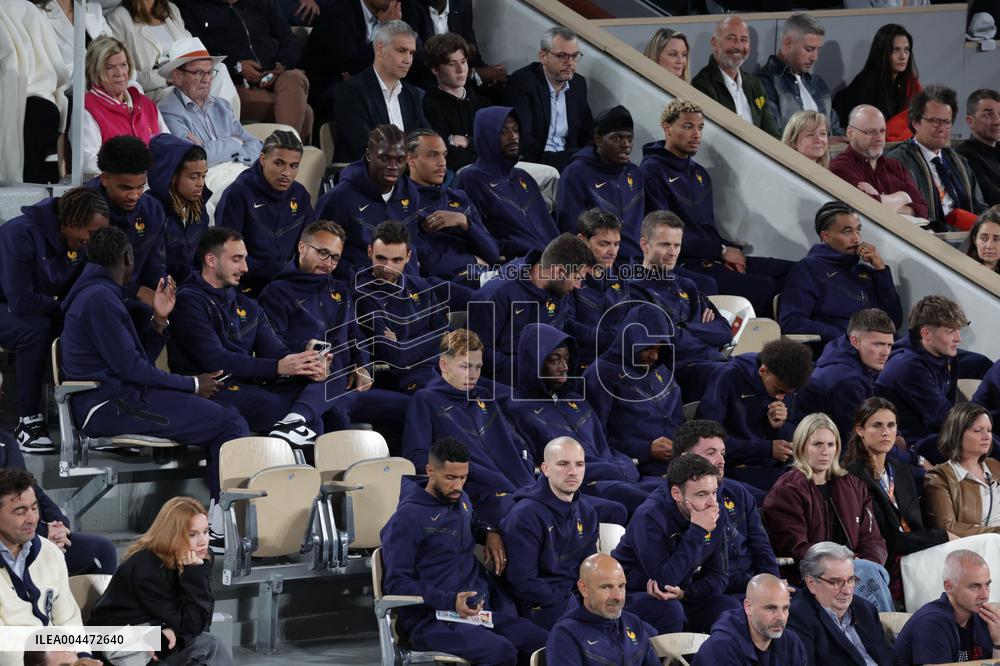 2025 French Open - Celebrities In Stand Day 4 NB