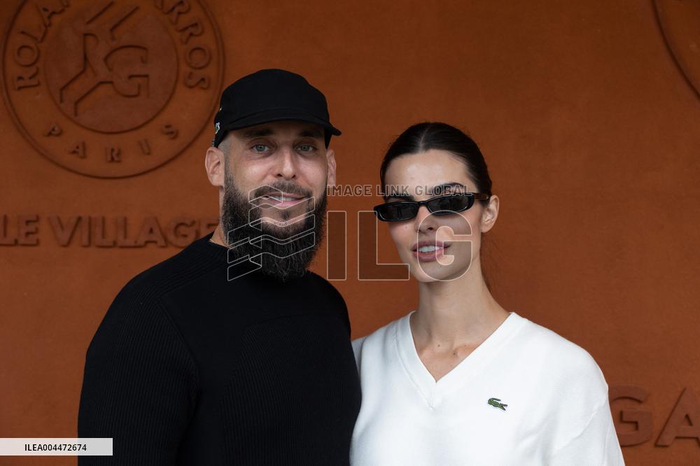 2025 French Open - Celebrities At Village Night Day 4 NB