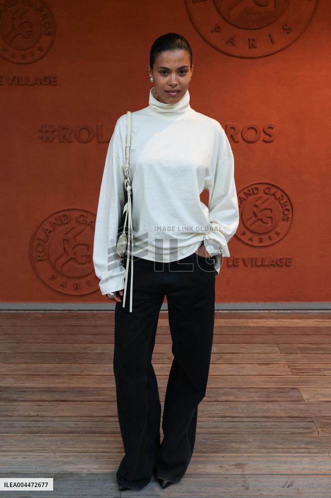 2025 French Open - Celebrities At Village Night Day 4 NB