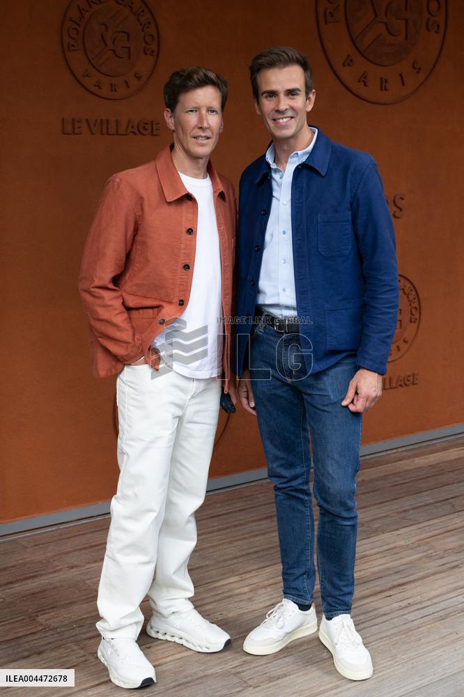 2025 French Open - Celebrities At Village Night Day 4 NB