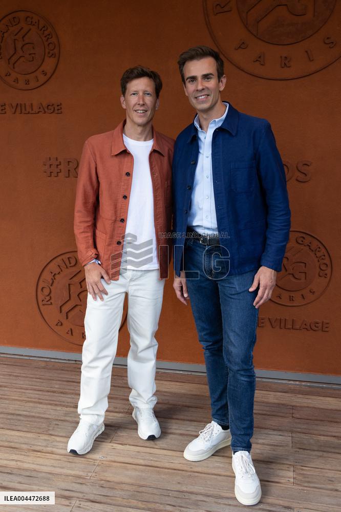 2025 French Open - Celebrities At Village Night Day 4 NB