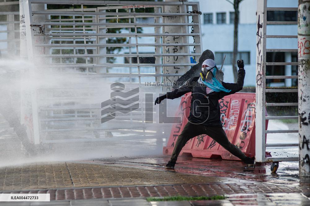 Protests Backing Colombian President Petro Labor Reform Proposal