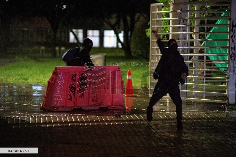 Protests Backing Colombian President Petro Labor Reform Proposal