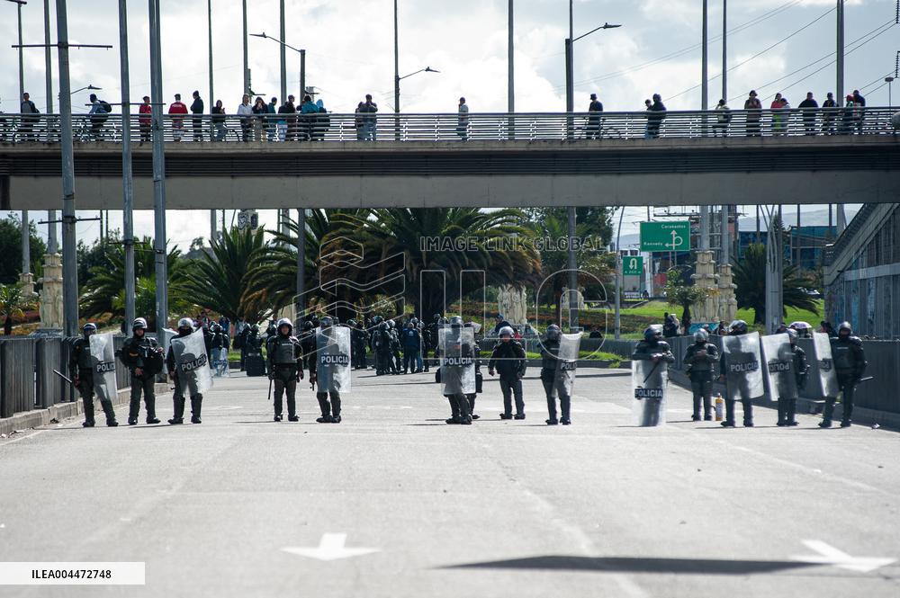 Protests Backing Colombian President Petro Labor Reform Proposal