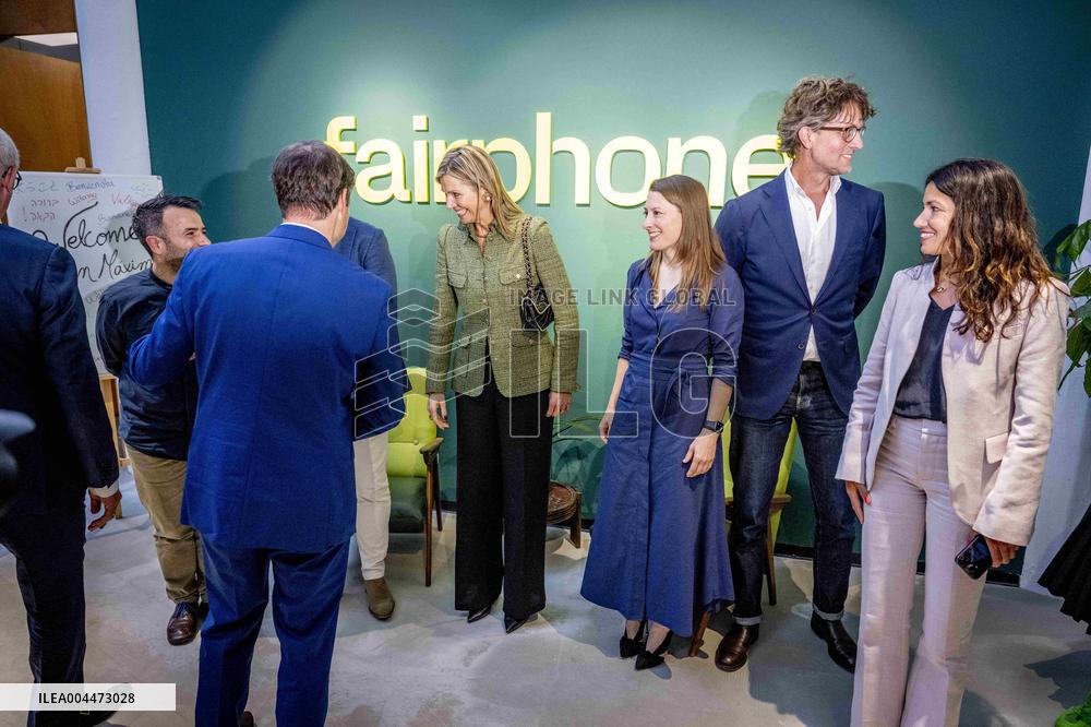 Queen Maxima Visits Fairphone - Amsterdam
